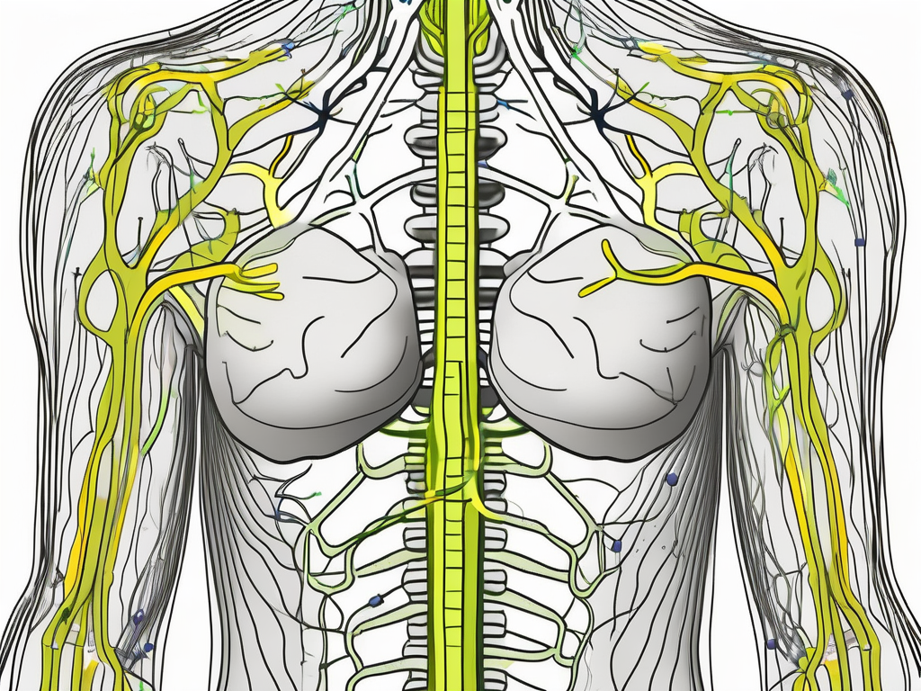 The dorsal vagus nerve in the human body