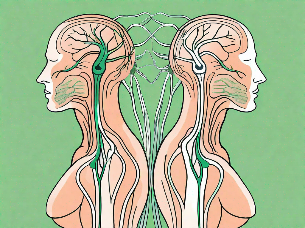 A human neck and upper torso